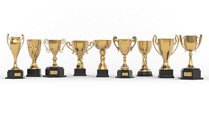 3D Trophy Cup Collection