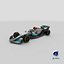 Mercedes W13 F1 Team Season 2022 Formula 1 Race Car