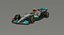 Mercedes W13 F1 Team Season 2022 Formula 1 Race Car