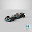 Mercedes W13 F1 Team Season 2022 Formula 1 Race Car