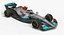 Mercedes W13 F1 Team Season 2022 Formula 1 Race Car