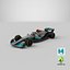 Mercedes W13 F1 Team Season 2022 Formula 1 Race Car