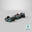 Mercedes W13 F1 Team Season 2022 Formula 1 Race Car