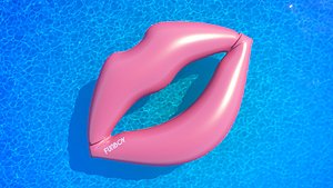 Funboy lips17 pink lip inflatable 3D