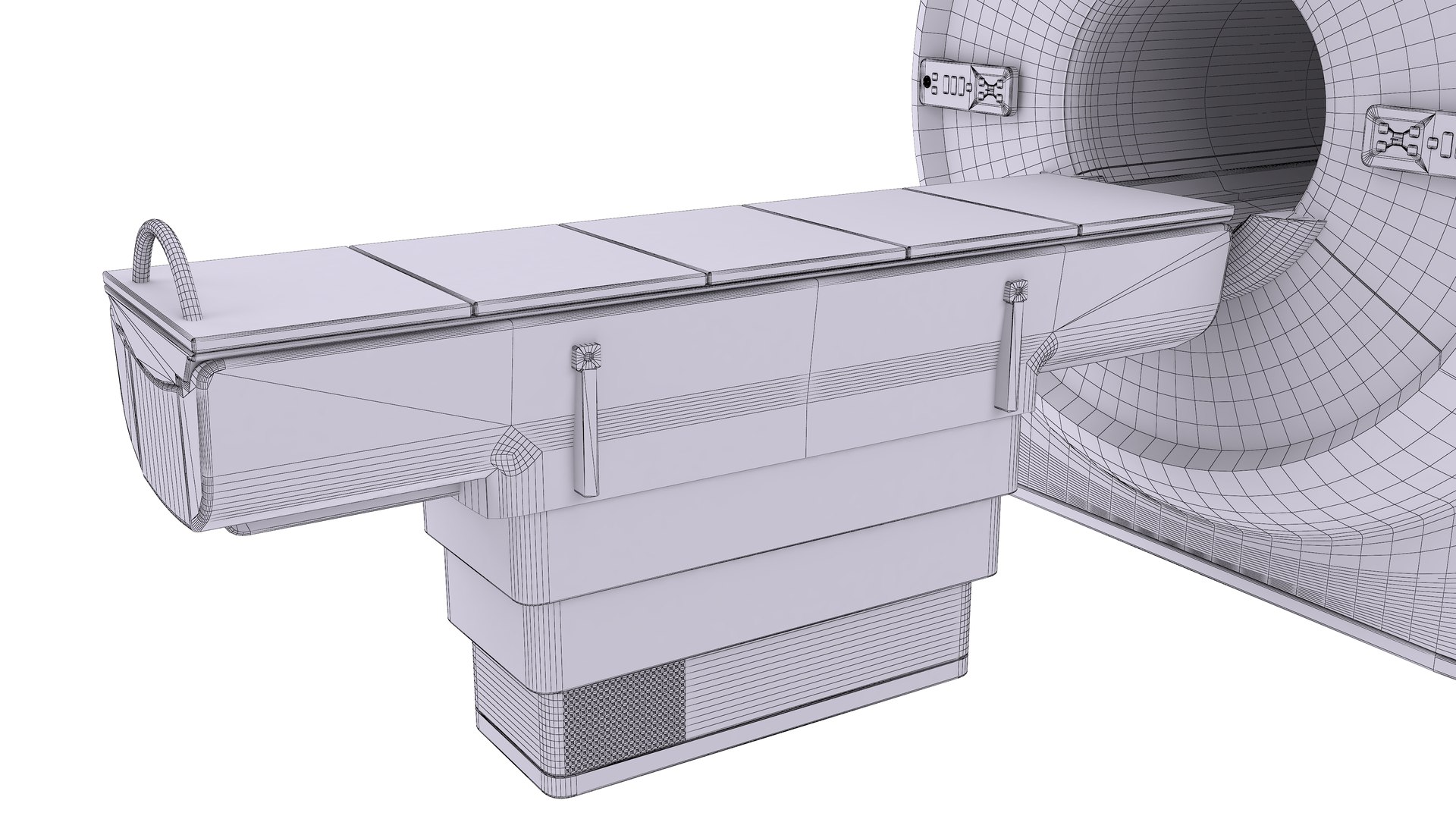 3D Model MRI Machine - Red - TurboSquid 1921381