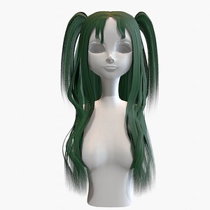 long wavy hair