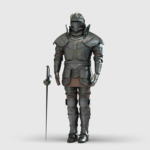 3D model Knight Armor