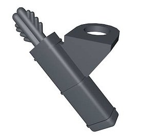 3d lego arrow quiver