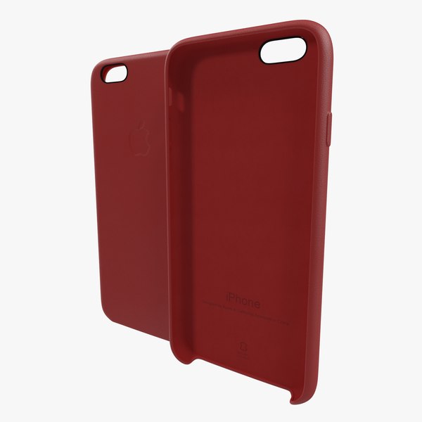 iphone 6 leather case 3d c4d
