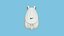 Nike White Backpack-캐릭터 패션 디자인