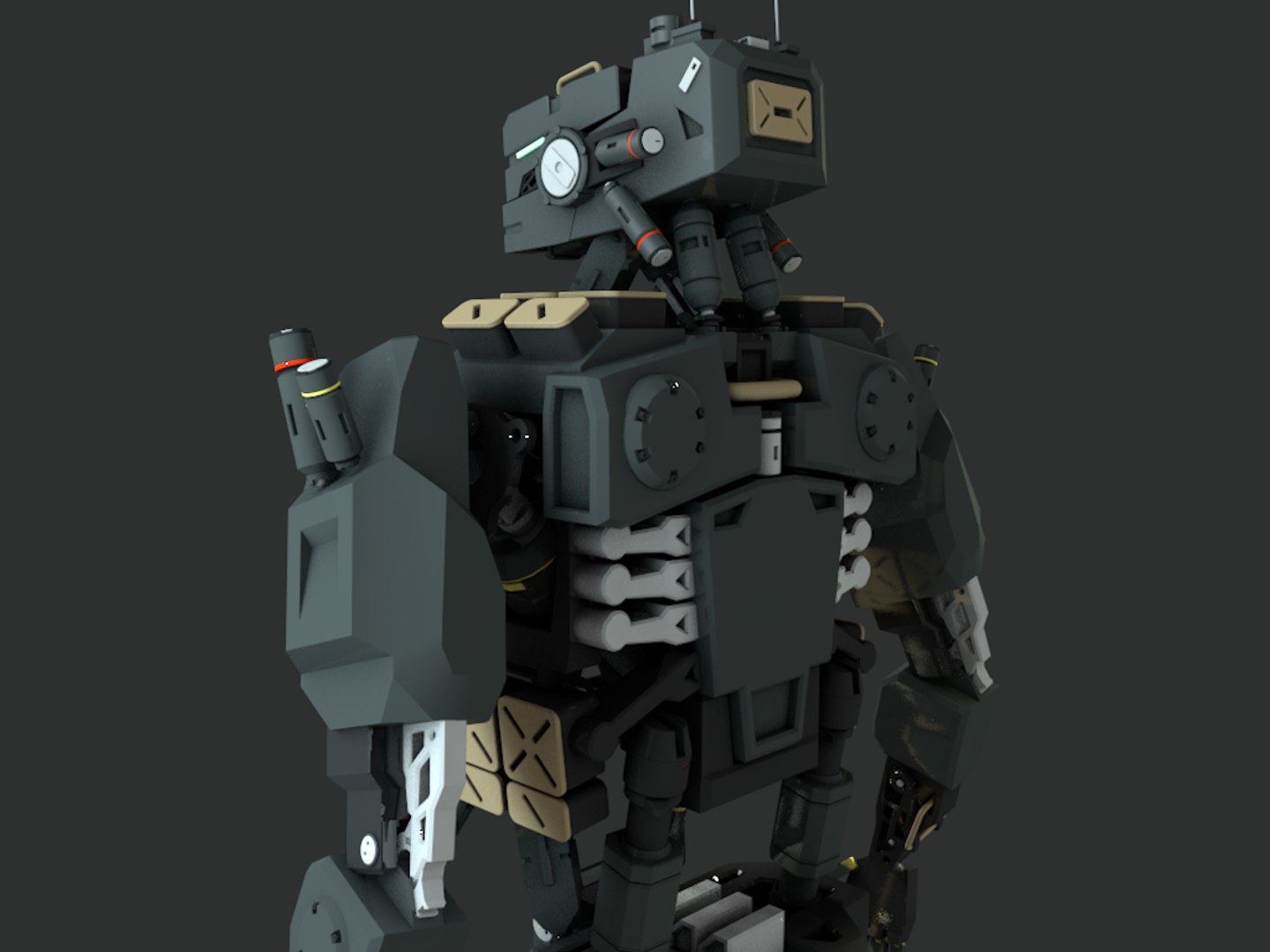 3D Robot Rigged Design - TurboSquid 1318685