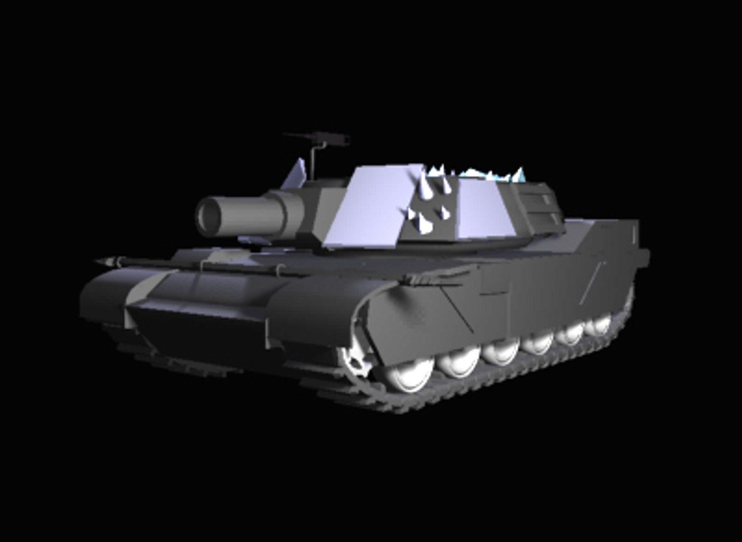 lightwave tank abrams cannon