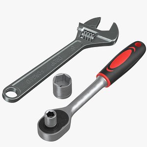 socket wrenches 3D