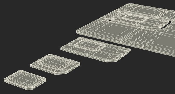 3D att sim card different model - TurboSquid 1329065