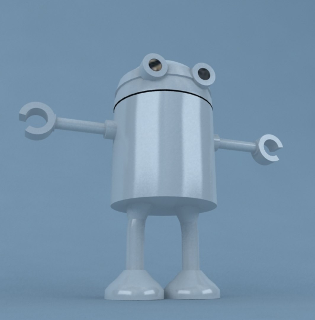 Robots Poses Funny 3d Max