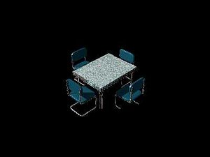 3d 50 s kitchen model