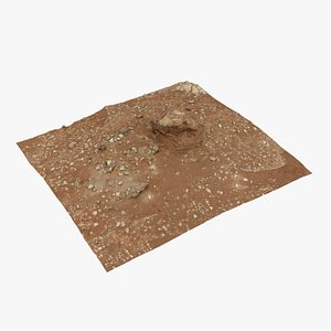 3D Namibian Desert Rock Formation 01 - Scan model