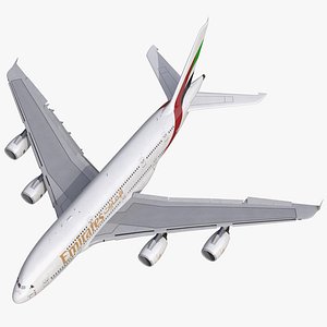 airbus a380-800 emirates rigged max
