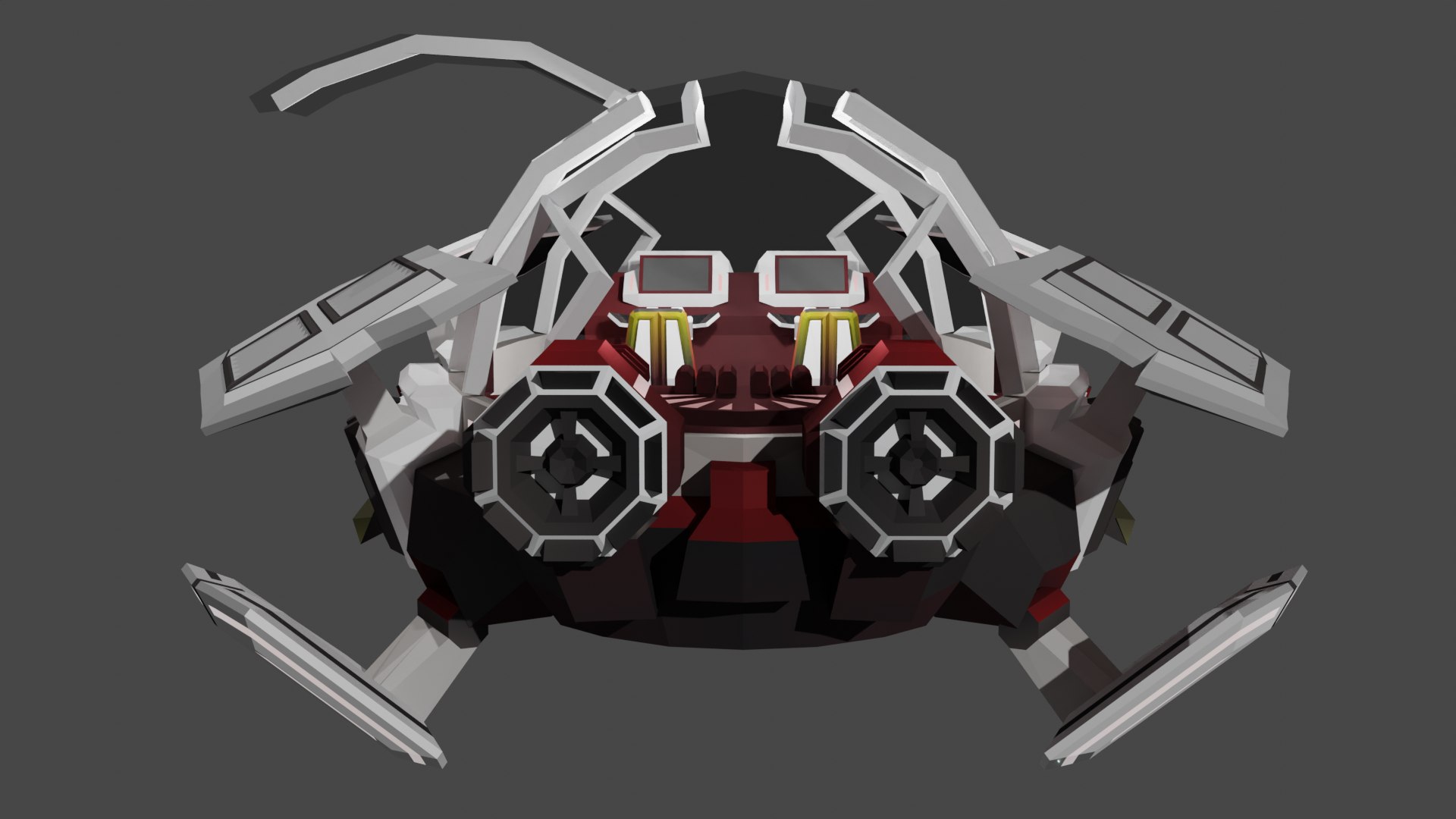 Sci-Fi Hovercraft - Low Poly 3D Model Model - TurboSquid 2283861