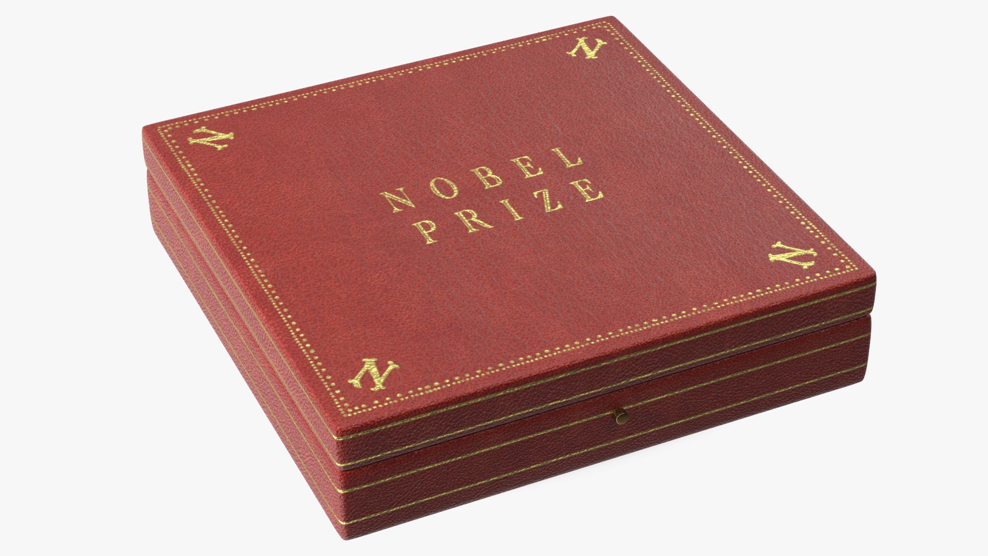 Nobel Prize Box Closed 3D model preview