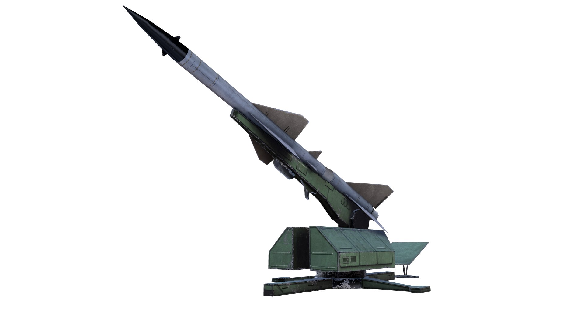 3D Model Missile Aircraft S75 Sam-2 - TurboSquid 1381124