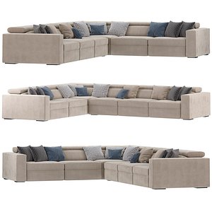 3D GOLD SOFA by laskasas