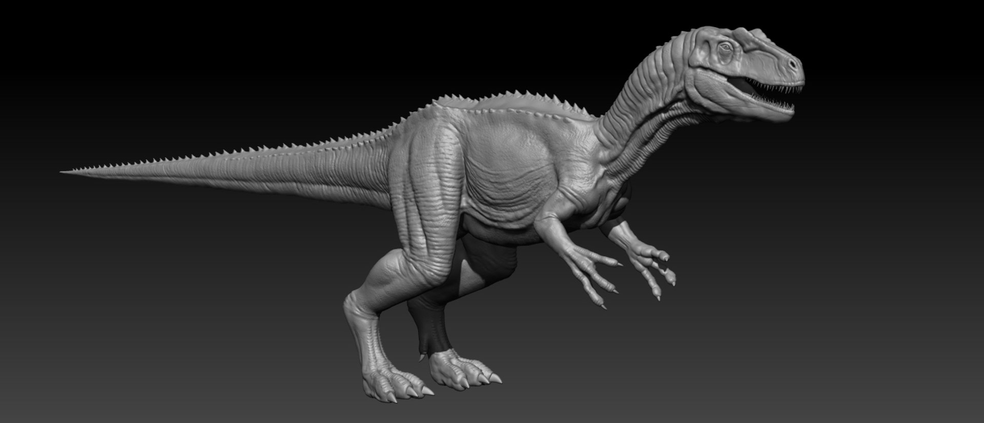 3D Allosaurus Rig Studio License Model - TurboSquid 1320276