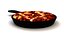 Easy Cast Iron Skillet Pizza 3D model