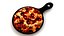 Easy Cast Iron Skillet Pizza 3D model