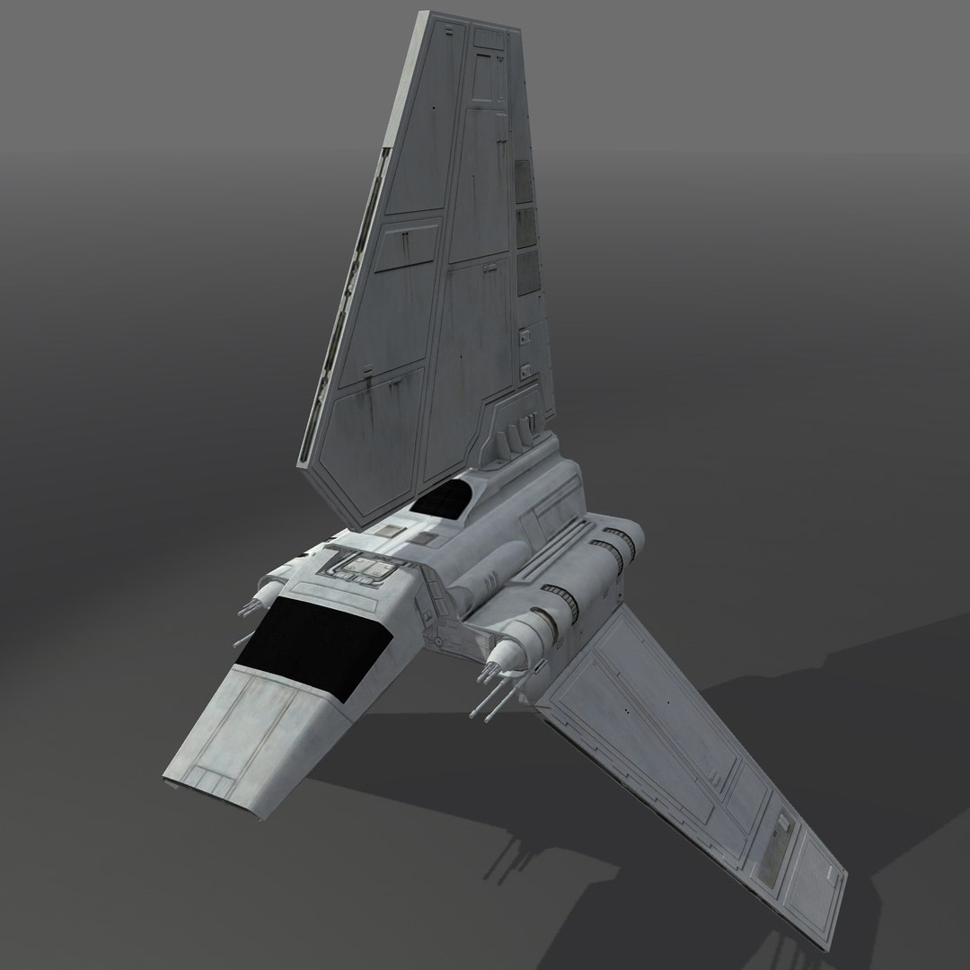 3D ready shuttle imperial model - TurboSquid 1192358