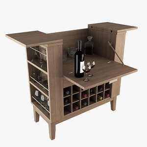 3d parker bar spirits model