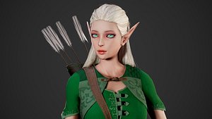 3D Archer Girl
