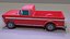 Pickup Truck Low-poly 3D model