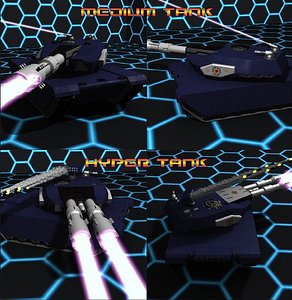 scifi pack tank 17 3d model