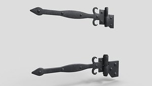 Hinges Medieval M15 3D model