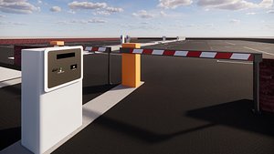 Parking lot 3D model