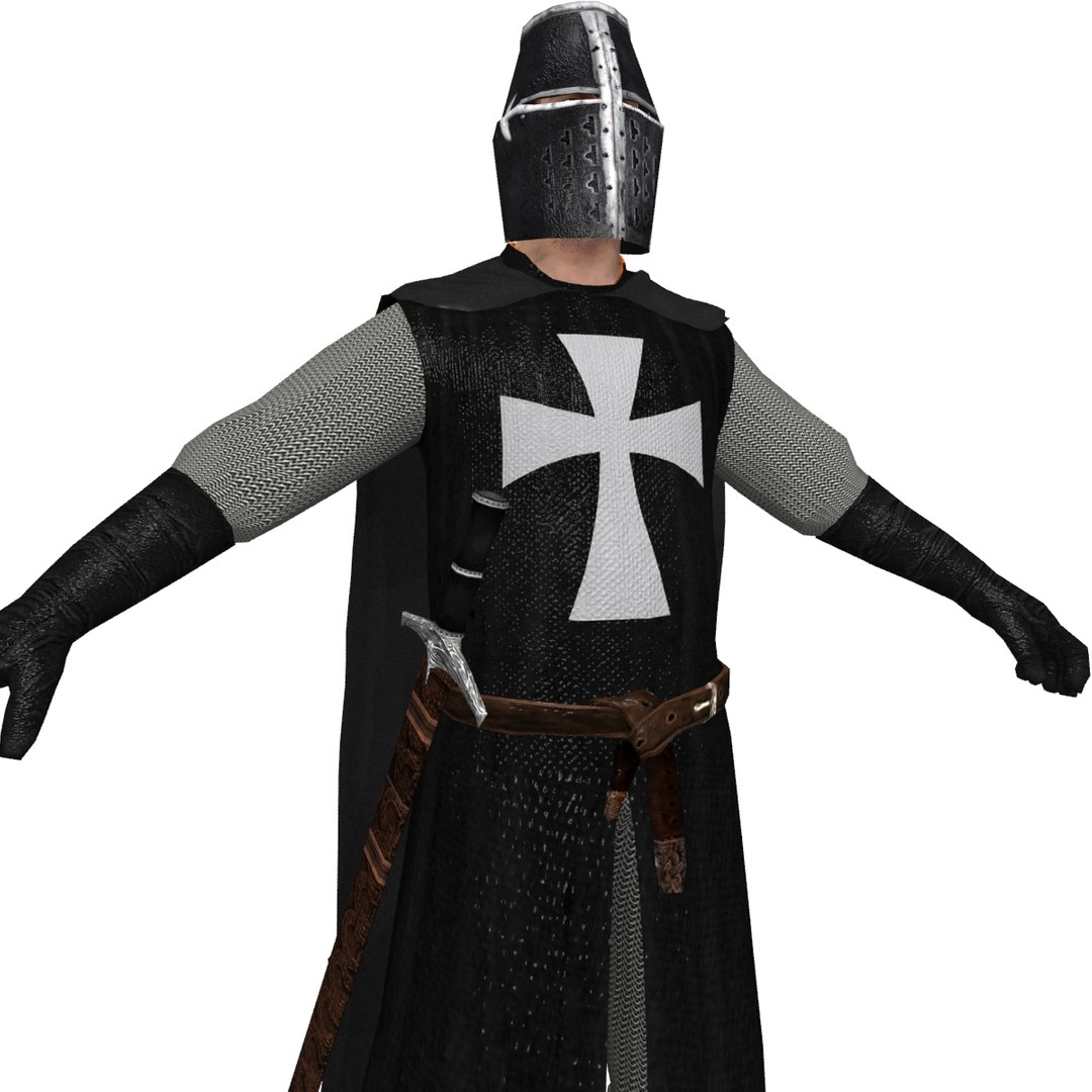 Medieval Templar 3d Model