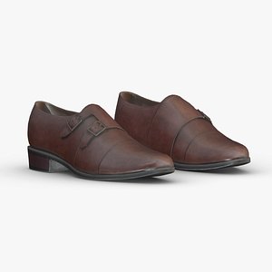 Monkstrap Low Poly 3D