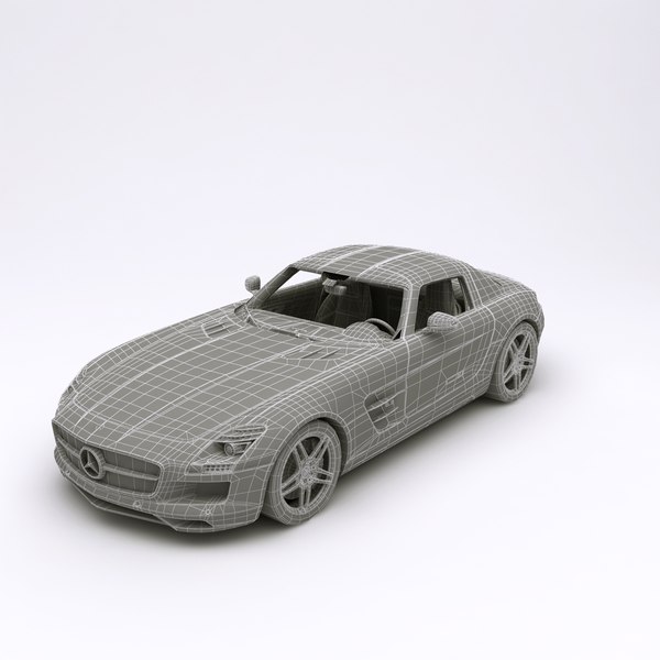 mercedes benz sls amg 3d 3ds