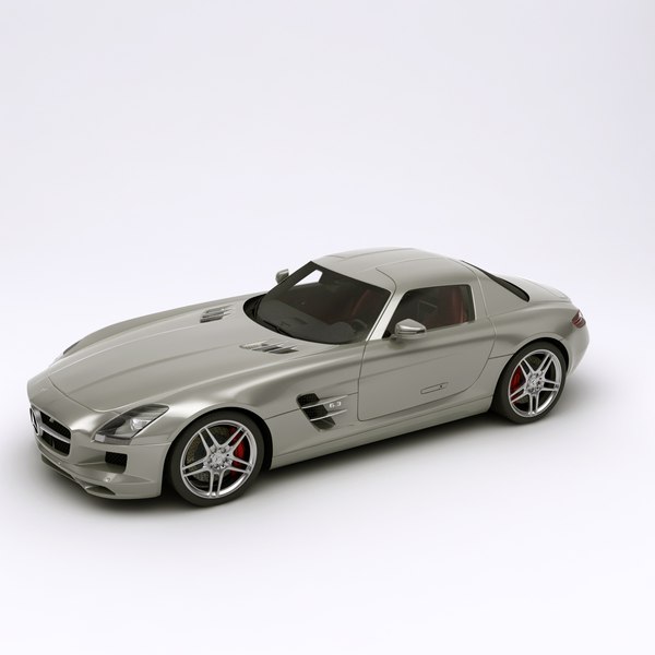 mercedes benz sls amg 3d 3ds