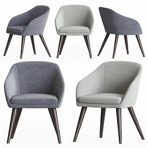aleria dining chair papadatos 3D model