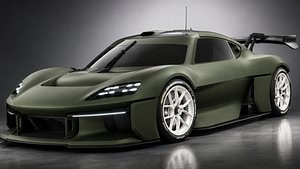 3D Porsche Mission R 3D Model