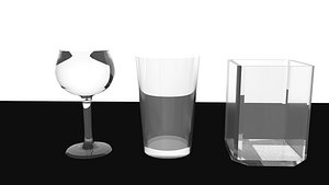 wine glass 3D