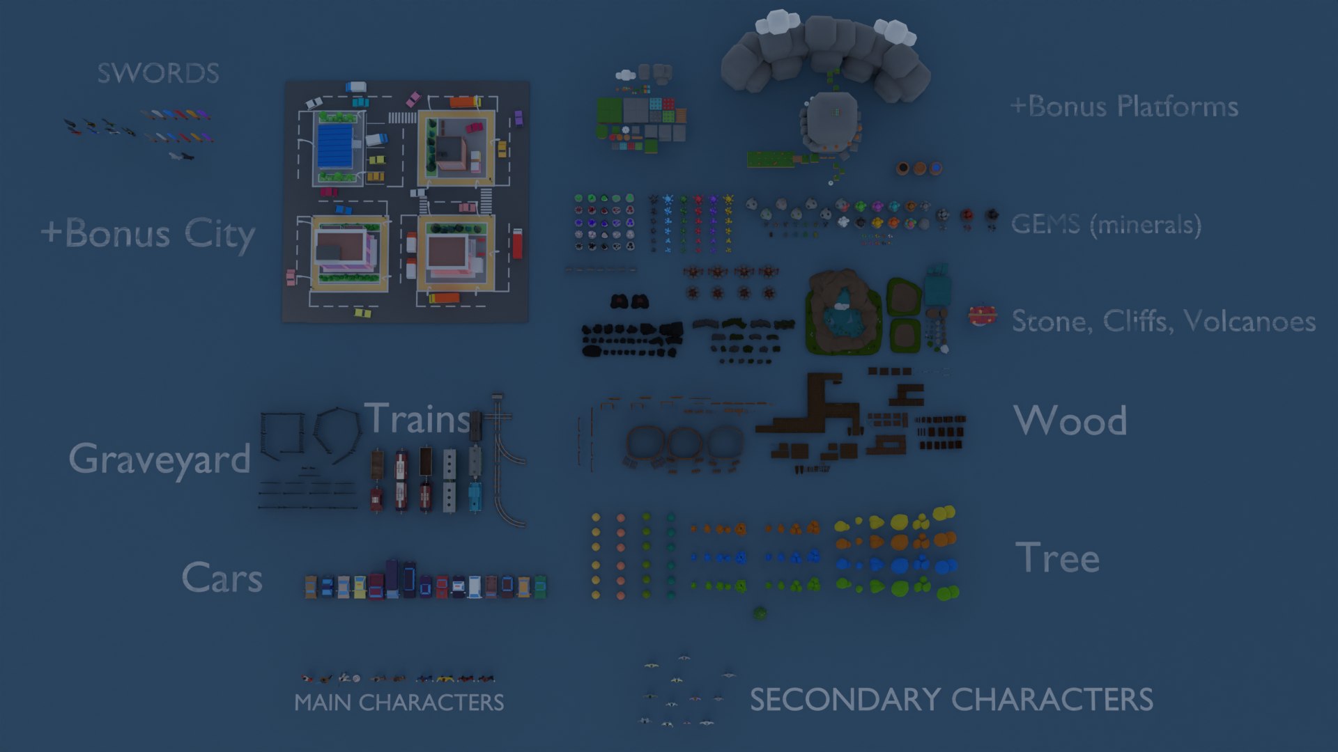 LEVEL DESIGN Over 500 Models 3D Model - TurboSquid 2173296