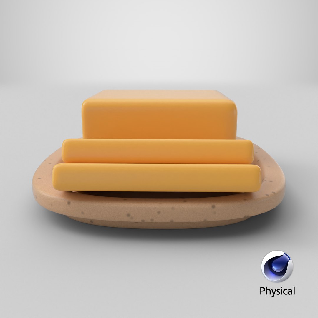 3D Stylized Butter Model - TurboSquid 2421068