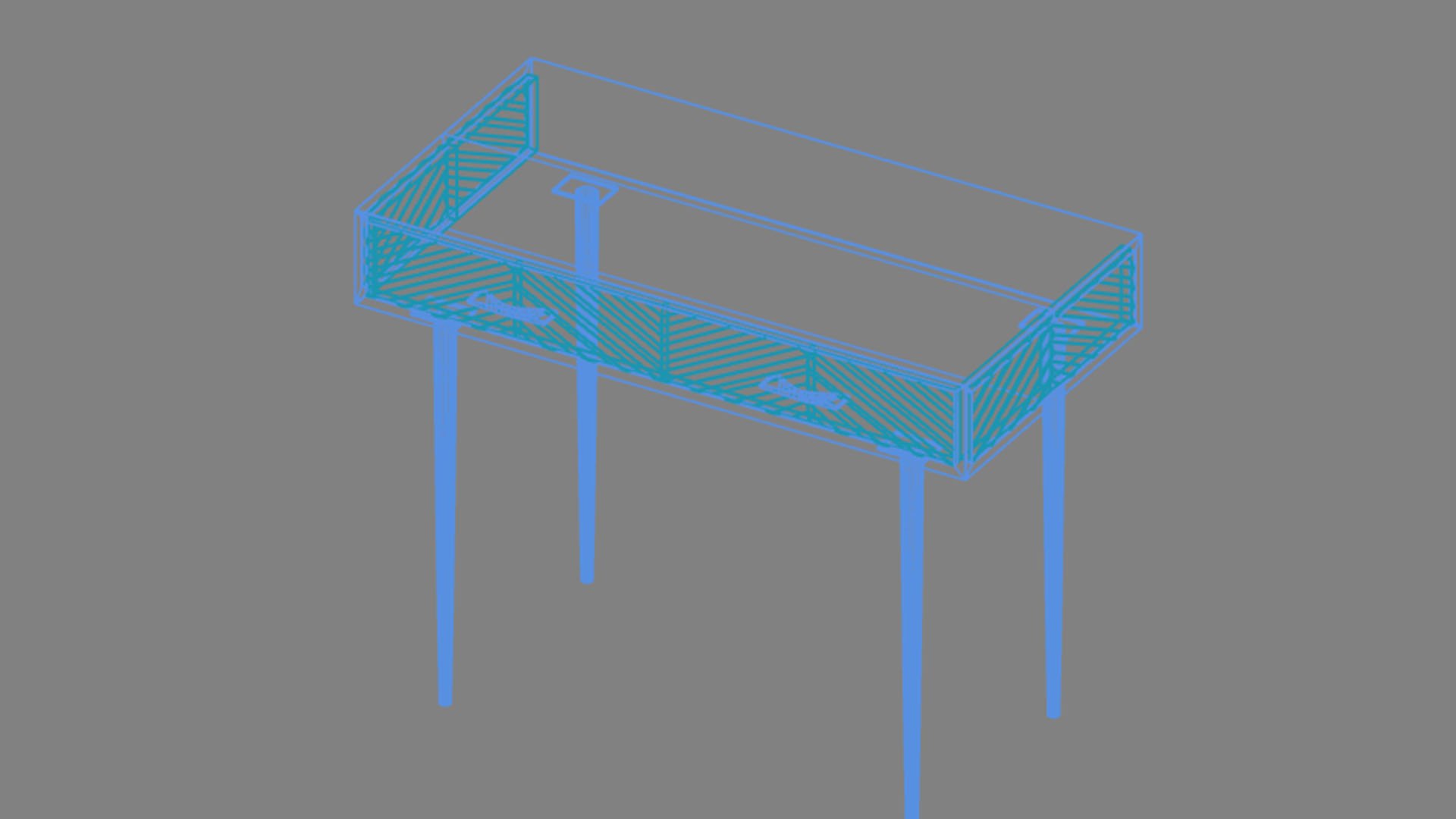 Modern Dressing Table 3D Model 3D Model - TurboSquid 2641838