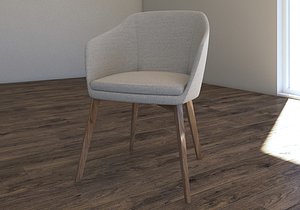 3D leasing chair armchair model
