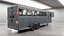 Gooseneck Horse Trailer Rigged Midpoly Worn