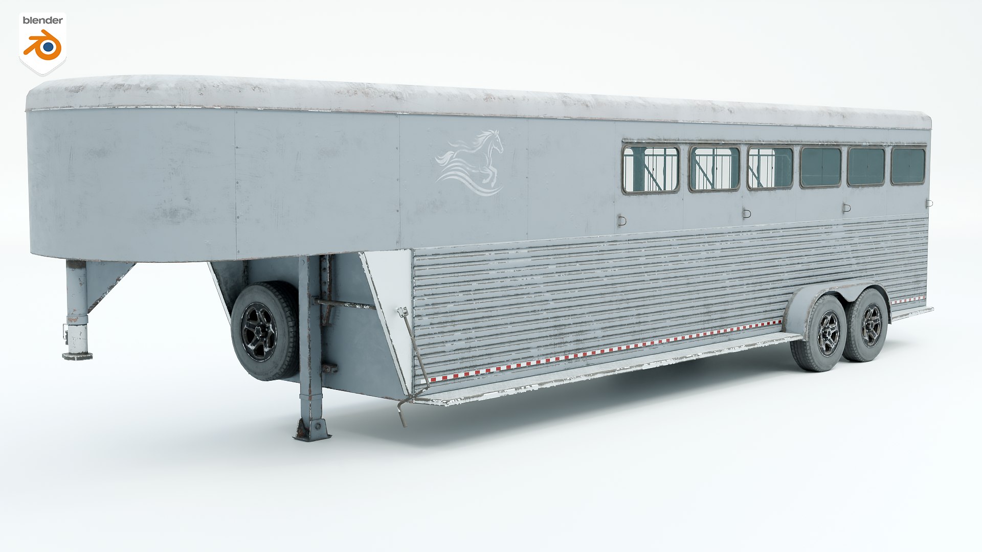 3D model Gooseneck Horse Trailer Rigged Midpoly Worn https://p.turbosquid.com/ts-thumb/lz/yhGuJi/wN/gtlow_worn_blend/png/1791796624/1920x1080/fit_q87/4e4e5b6036967889a5cc1b86b3805dcd7f0ede1c/gtlow_worn_blend.jpg
