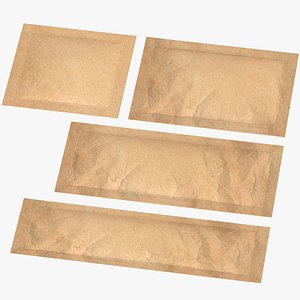 3D sugar sauce pack model
